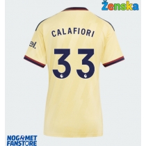 Arsenal Riccardo Calafiori #33 Rezervni Dres za Ženska 2026-27 Kratak Rukav